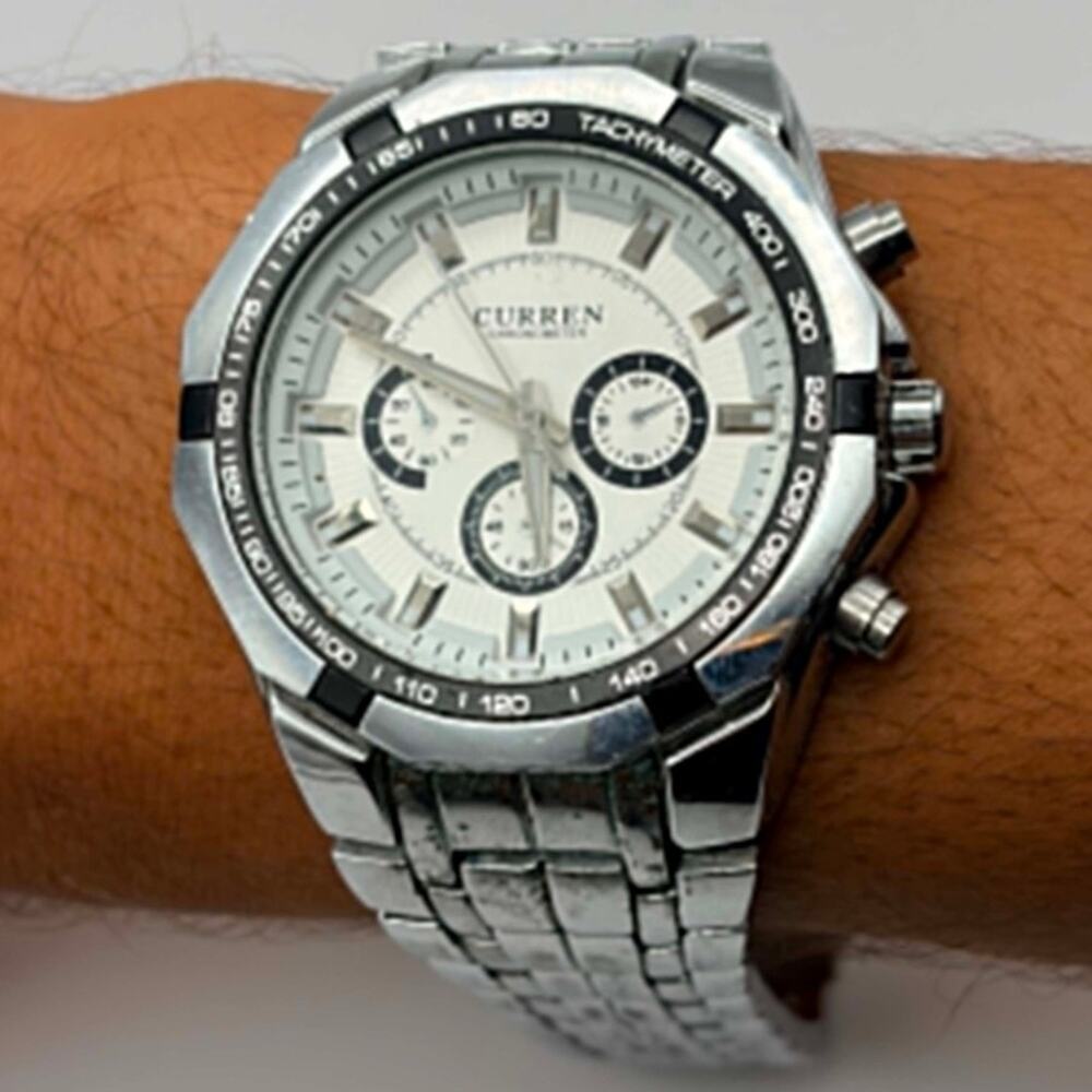 Silver Curren Men's Watch - Picture 2 of 4